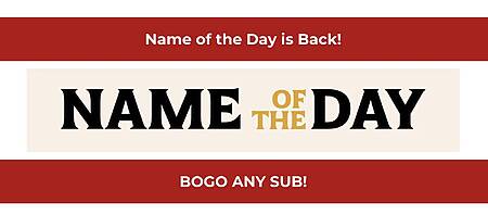 Firehouse Subs Name Of The Day Is Back – Buy 1, Get 1 Free